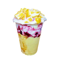HELADO CON DURAZNO